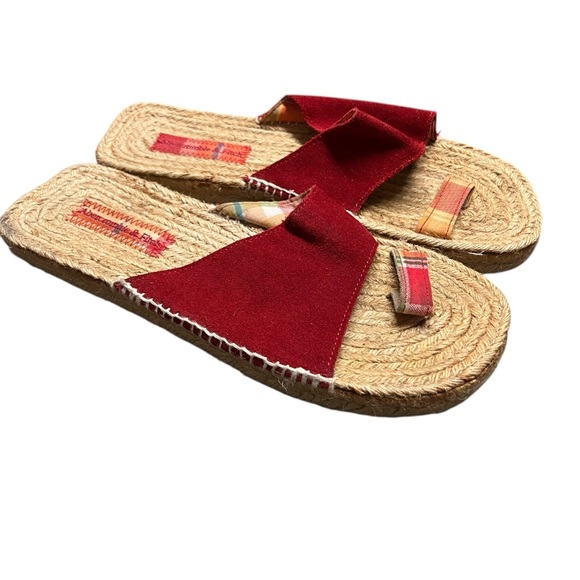 Abercrombie & Fitch Shoes - Abercrombie & Fitch Y2K‎ Red Espadrille Sandals